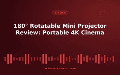180° Rotatable Mini Projector Review: Portable 4K Cinema