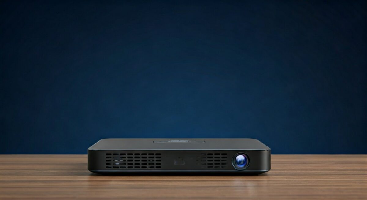 1080P WiFi Bluetooth Mini Projector w/ Auto Focus & 210° Rotation