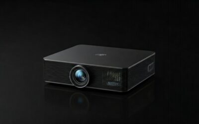 1080P WiFi Bluetooth Mini Projector w/ Auto Focus & 210° Rotation