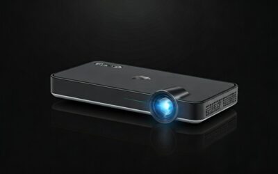 ELEPHAS 1080P Mini Projector with Tripod for iPhone