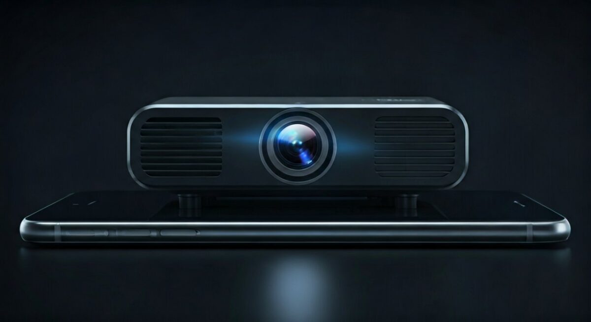 ELEPHAS 1080P Mini Projector with Tripod - Portable for iPhone