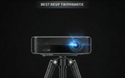 ELEPHAS 1080P Mini Projector with Tripod – Portable Outdoor HD