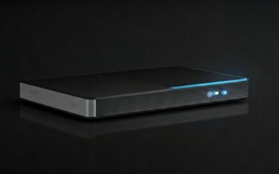 LYNCAST Mini 4K Projector: Netflix Android 13 WiFi 6