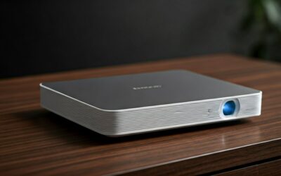 LYNCAST Mini 4K Projector: Netflix, WiFi 6, Android 13
