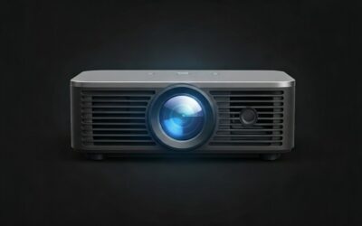 Mini 4K Projector: WiFi, Bluetooth & Rechargeable Battery