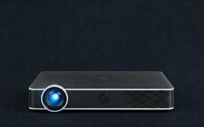 Mini Portable WiFi Projector: 4K, 130″ Rotatable Screen