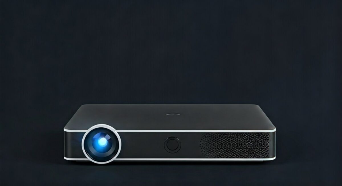 Mini Portable WiFi Projector: 4K, 130" Rotatable Screen