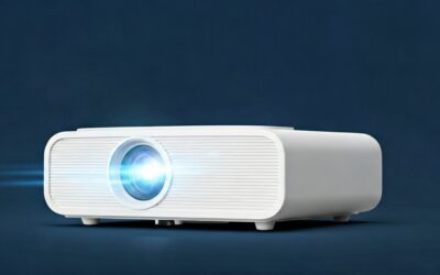 Mini WiFi Bluetooth Projector: 4K 1080P, 130″ Rotatable