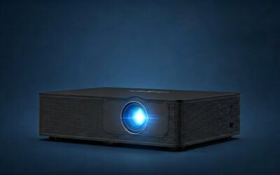Mini WiFi Bluetooth Projector: 4K, 130” Rotatable Screen
