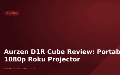 Aurzen D1R Cube Review: Portable 1080p Roku Projector