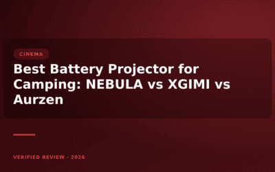 Best Battery Projector for Camping: NEBULA vs XGIMI vs Aurzen