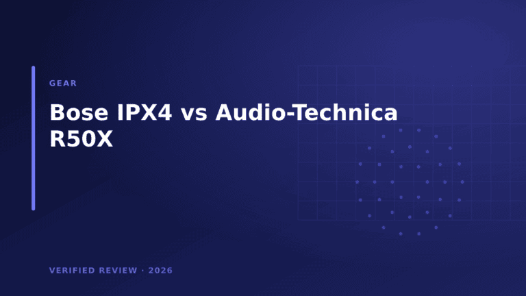 Bose IPX4 vs Audio-Technica R50X: Which Is Better? (2026)