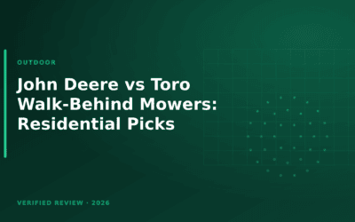 John Deere vs Toro Walk-Behind Mowers: Residential Picks