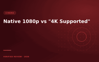 Native 1080p vs “4K Supported”: What Projector Specs Actually Matter