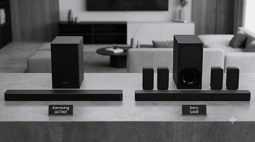 Samsung QS700F vs Sony S40R: Which Is Better? (2026)