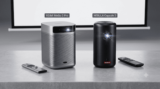 XGIMI MoGo 2 Pro vs NEBULA Capsule 3: Which Portable Projector Wins? (2026)