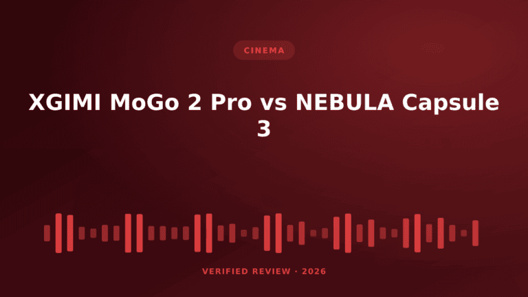 XGIMI MoGo 2 Pro vs NEBULA Capsule 3: Which Portable Projector Wins? (2026)