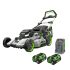 Litheli Cordless Lawn Mower: 1300 Sq Ft, 13.2″ Cut, 4Ah Battery