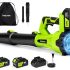 980CFM Cordless Leaf Blower: Brushless, 2 Batteries, 6 Speeds