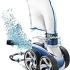 Upgraded 4-Wheel Pool Pressure Side Sweeper